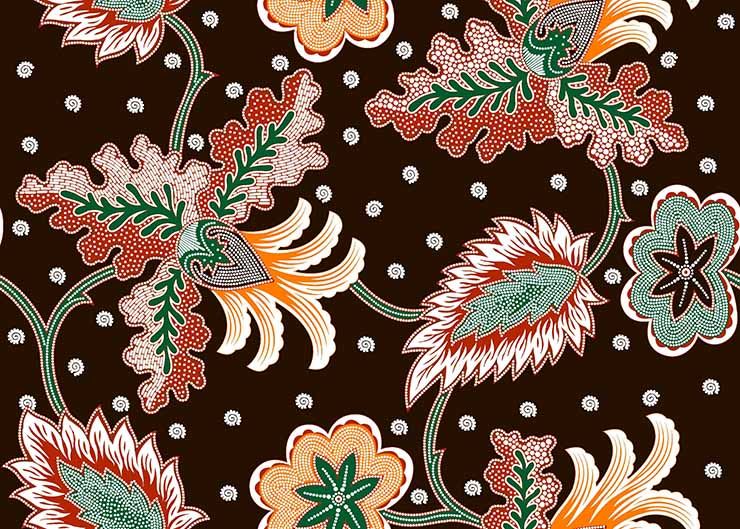 Detail Gambar Ragam Hias Dengan Motif Flora Nomer 11