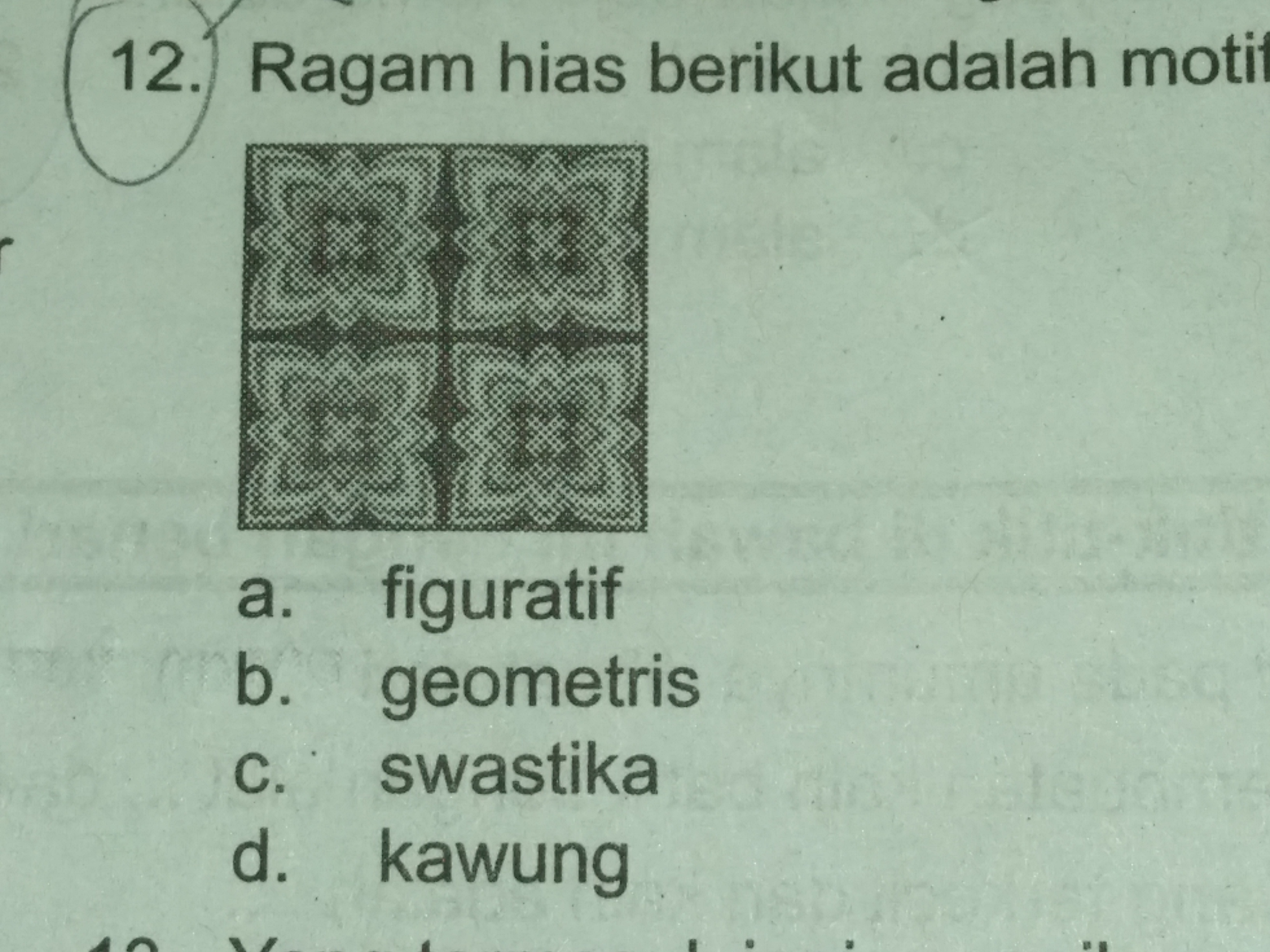 Detail Gambar Ragam Hias Geometris Dan Figuratif Nomer 45