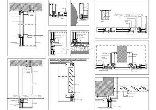 Detail Gambar Railing Tangga Kaca Dwg Nomer 22