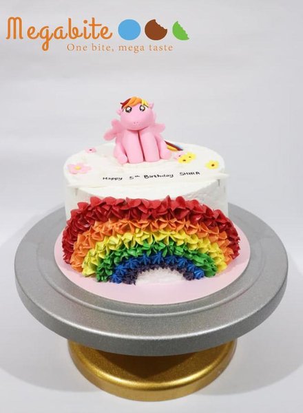 Detail Gambar Rainbow Cake Ulang Tahun Nomer 40