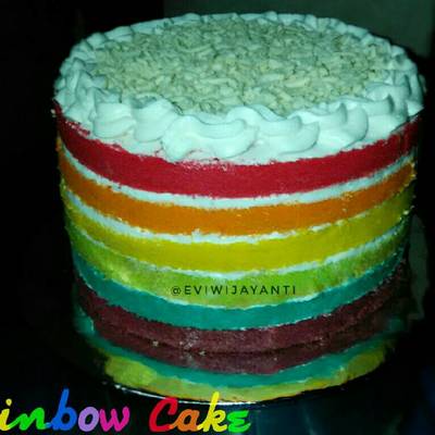 Detail Gambar Rainbow Cake Ulang Tahun Nomer 55