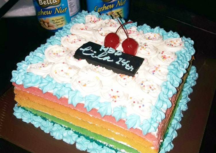 Detail Gambar Rainbow Cake Ultah Nomer 20