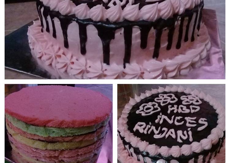 Detail Gambar Rainbow Cake Ultah Nomer 22