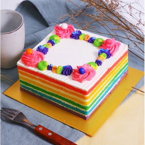 Detail Gambar Rainbow Cake Ultah Nomer 23