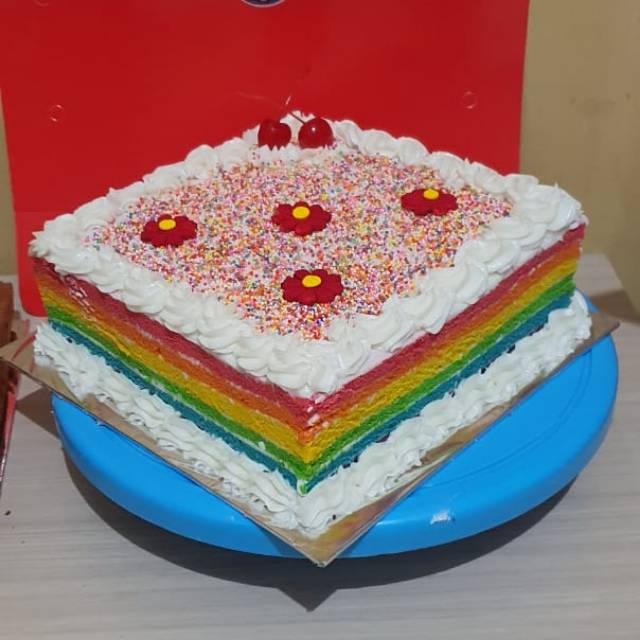 Detail Gambar Rainbow Cake Ultah Nomer 24