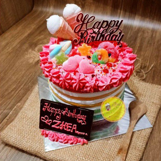 Detail Gambar Rainbow Cake Ultah Nomer 25