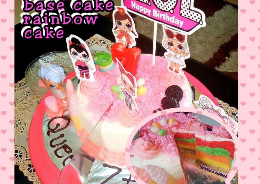 Detail Gambar Rainbow Cake Ultah Nomer 28