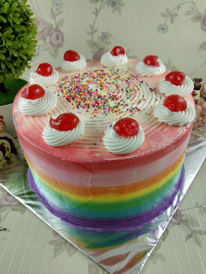 Detail Gambar Rainbow Cake Ultah Nomer 29