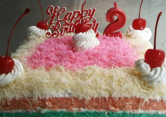 Detail Gambar Rainbow Cake Ultah Nomer 30