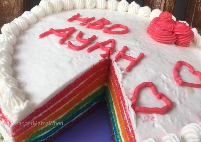 Detail Gambar Rainbow Cake Ultah Nomer 36