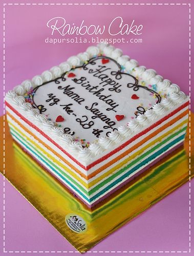 Detail Gambar Rainbow Cake Ultah Nomer 44