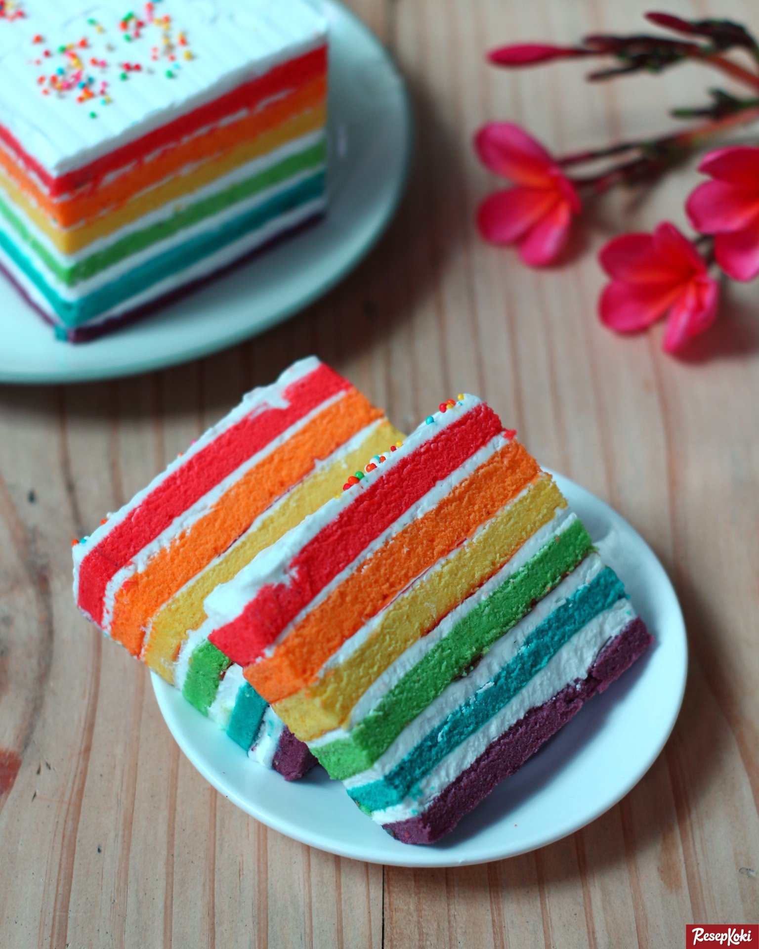Detail Gambar Rainbow Cake Ultah Nomer 56