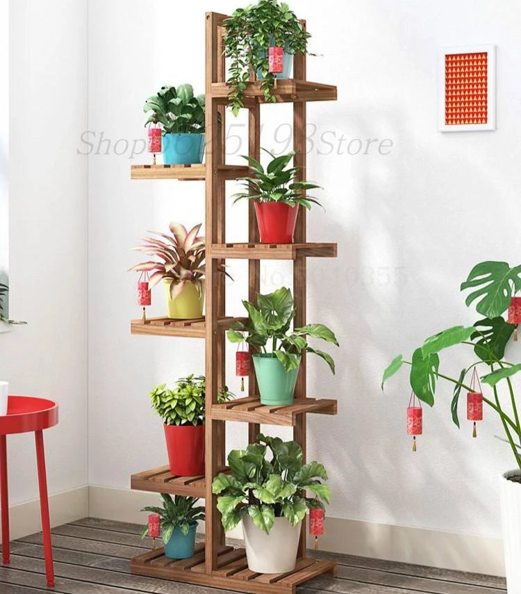 Detail Gambar Rak Bunga Kayu Simple Nomer 15