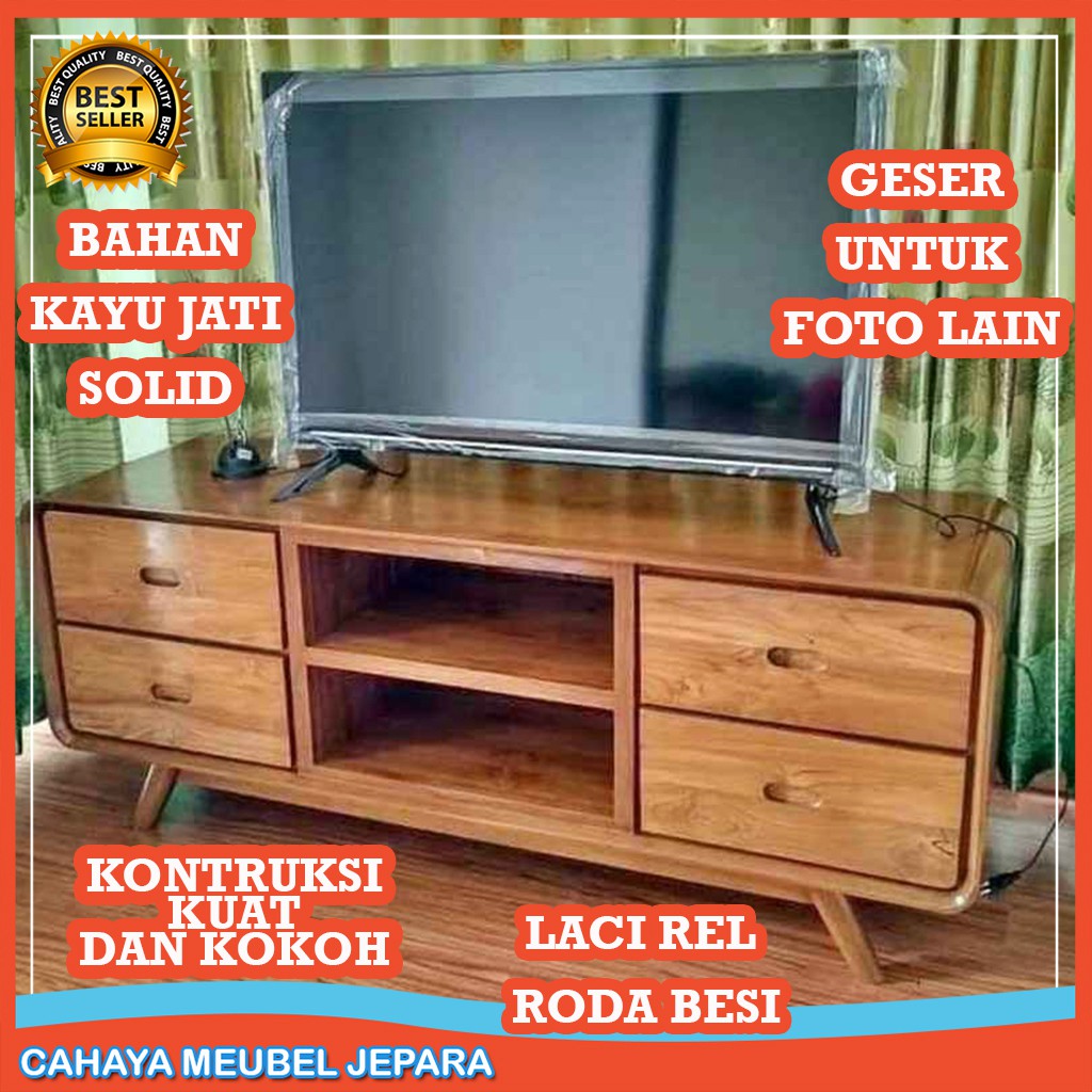 Detail Gambar Rak Tv Kayu Nomer 13