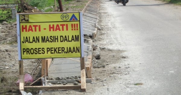 Detail Gambar Rambu Lalu Lintas Gambar Rambu Pekerjaan Jalan Nomer 15