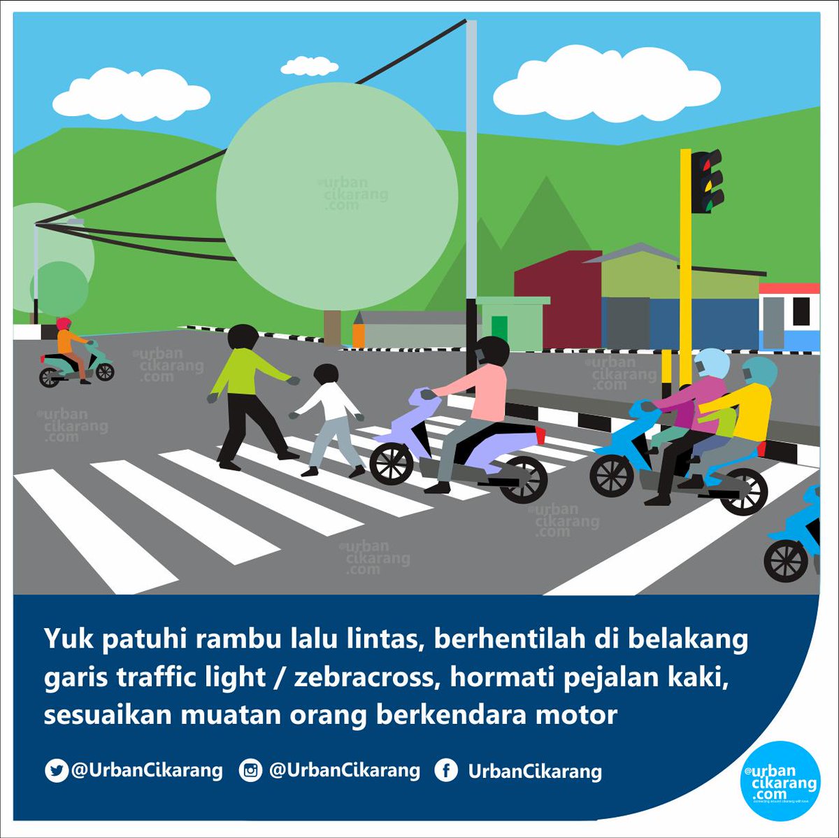 Detail Gambar Rambu Lalu Lintas Zebra Cross Nomer 24