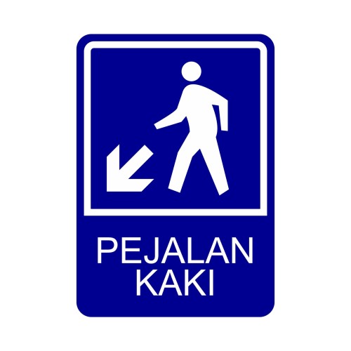 Detail Gambar Rambu Pejalan Kaki Nomer 11