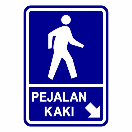 Detail Gambar Rambu Pejalan Kaki Nomer 7