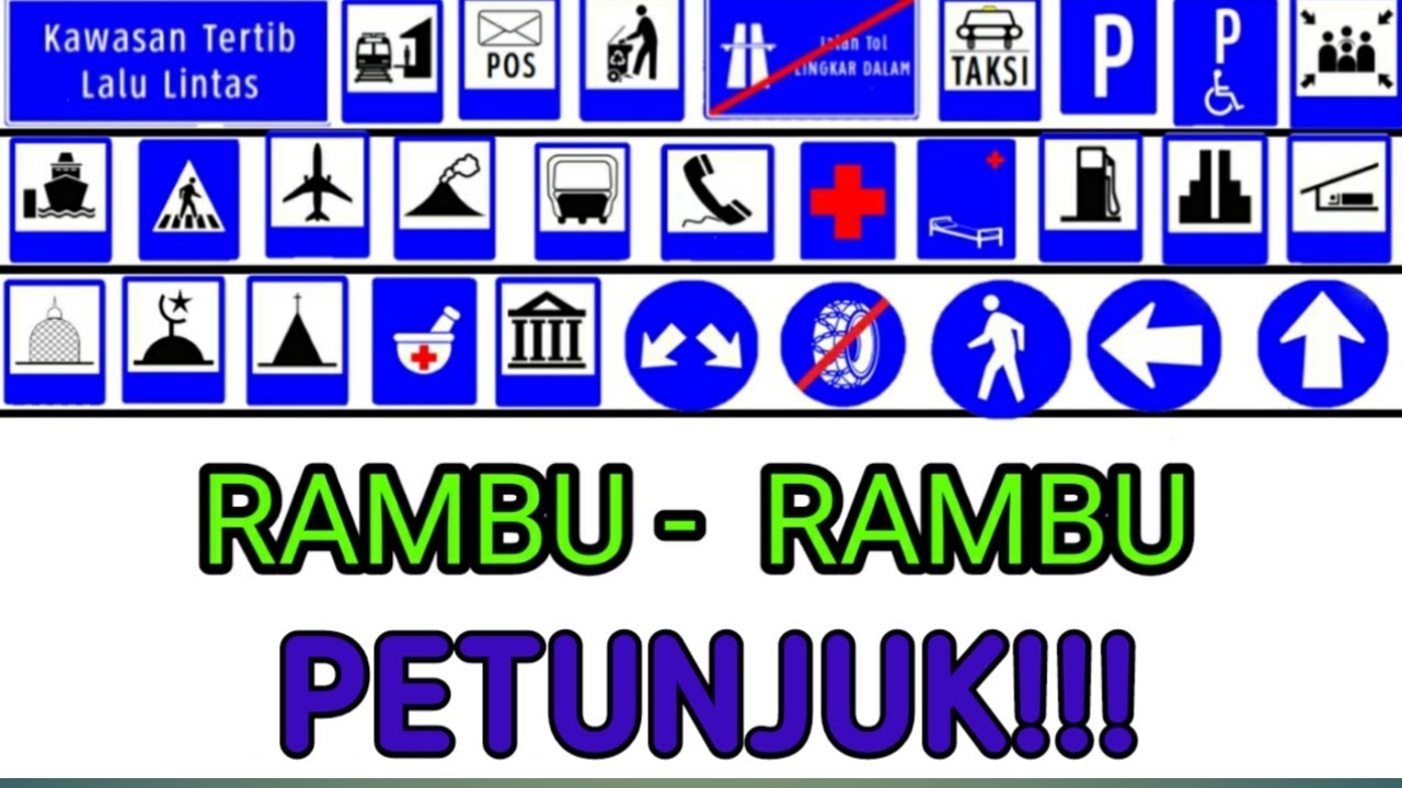 Detail Gambar Rambu Perintah Nomer 37