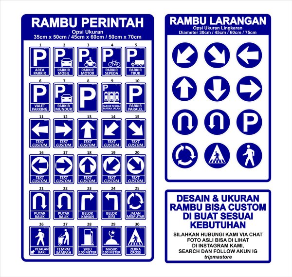 Detail Gambar Rambu Petunjuk Nomer 24