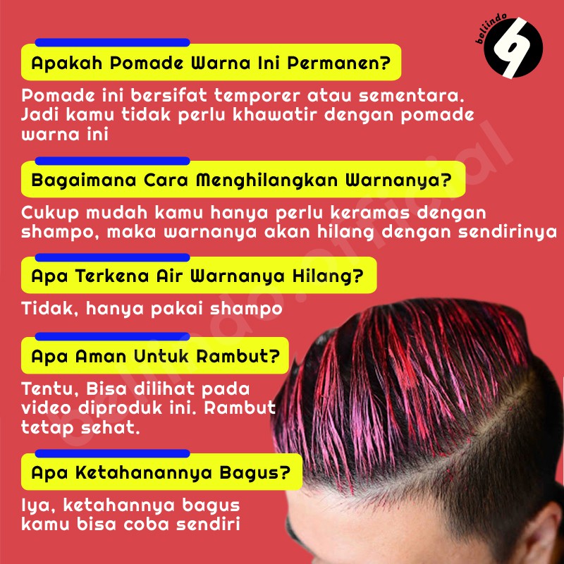 Detail Gambar Rambut Pomade Warna Nomer 36