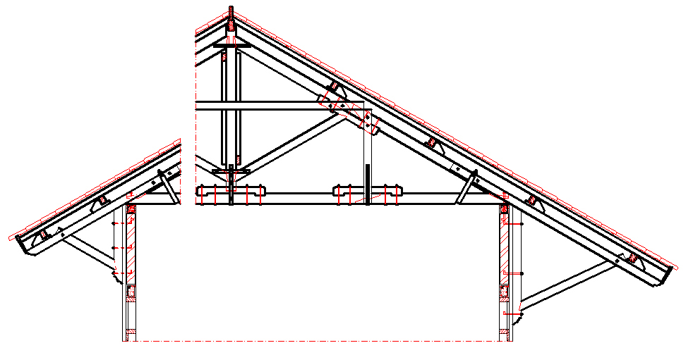 Detail Gambar Rangka Atap Limasan Konstruksi Kayu Nomer 3