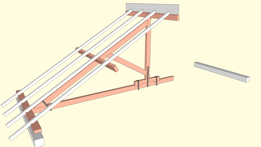 Detail Gambar Rangka Atap Limasan Konstruksi Kayu Nomer 5