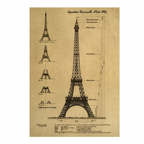 Detail Gambar Rangka Menara Eiffel Paris Nomer 33