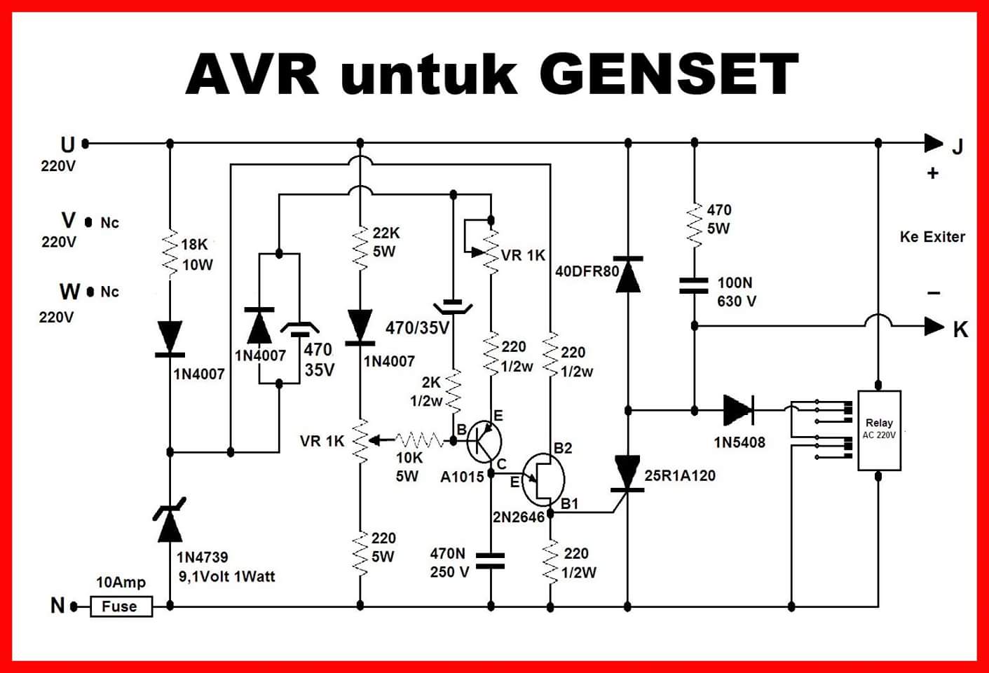 Detail Gambar Rangkaian Avr Genset Nomer 5