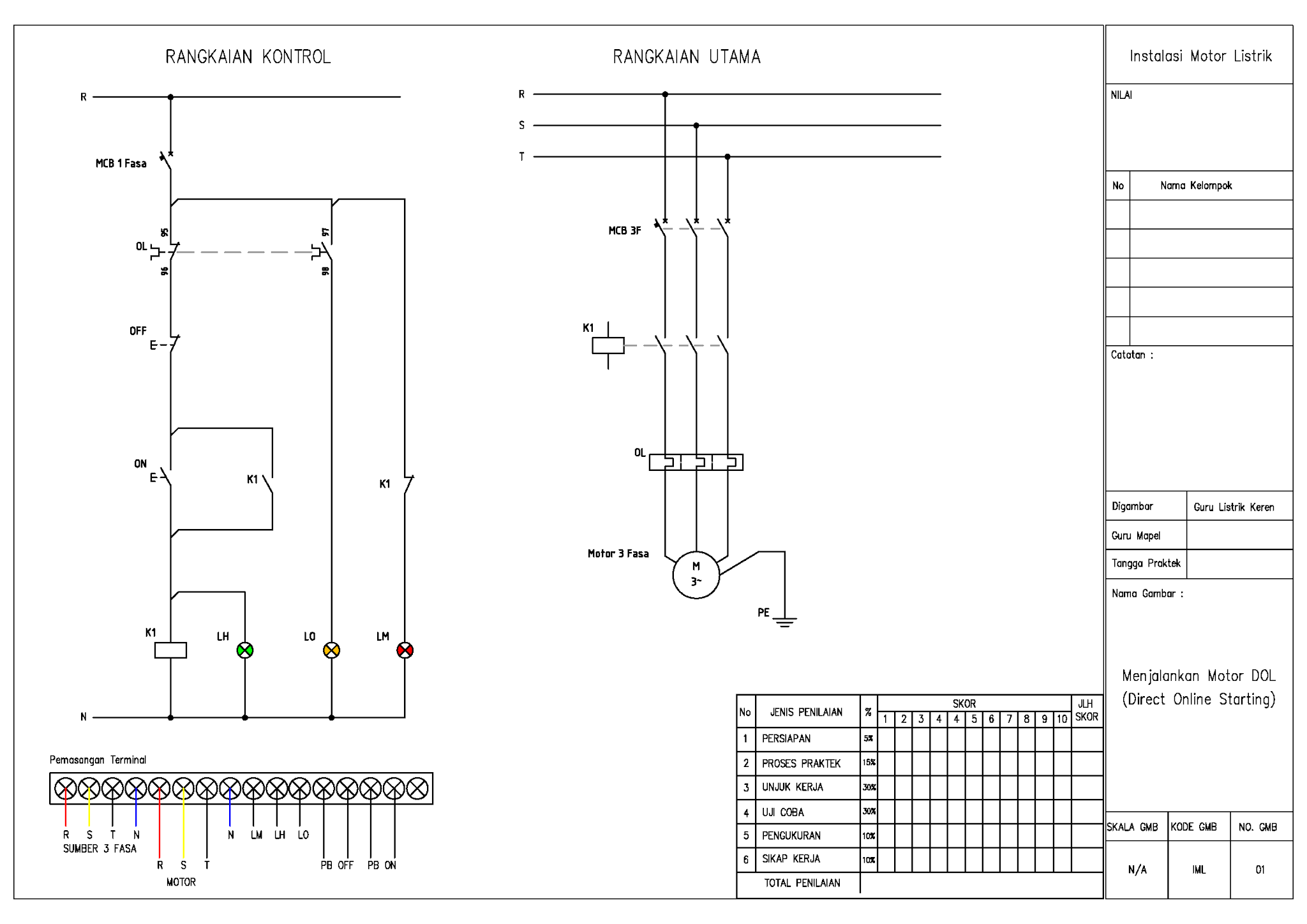 Detail Gambar Rangkaian Hubung Dol Nomer 20