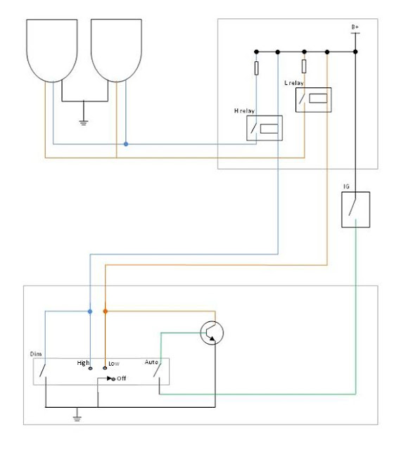 Detail Gambar Rangkaian Lampu Kepala Nomer 26