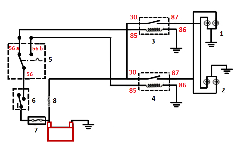 Detail Gambar Rangkaian Lampu Kepala Dc Nomer 6