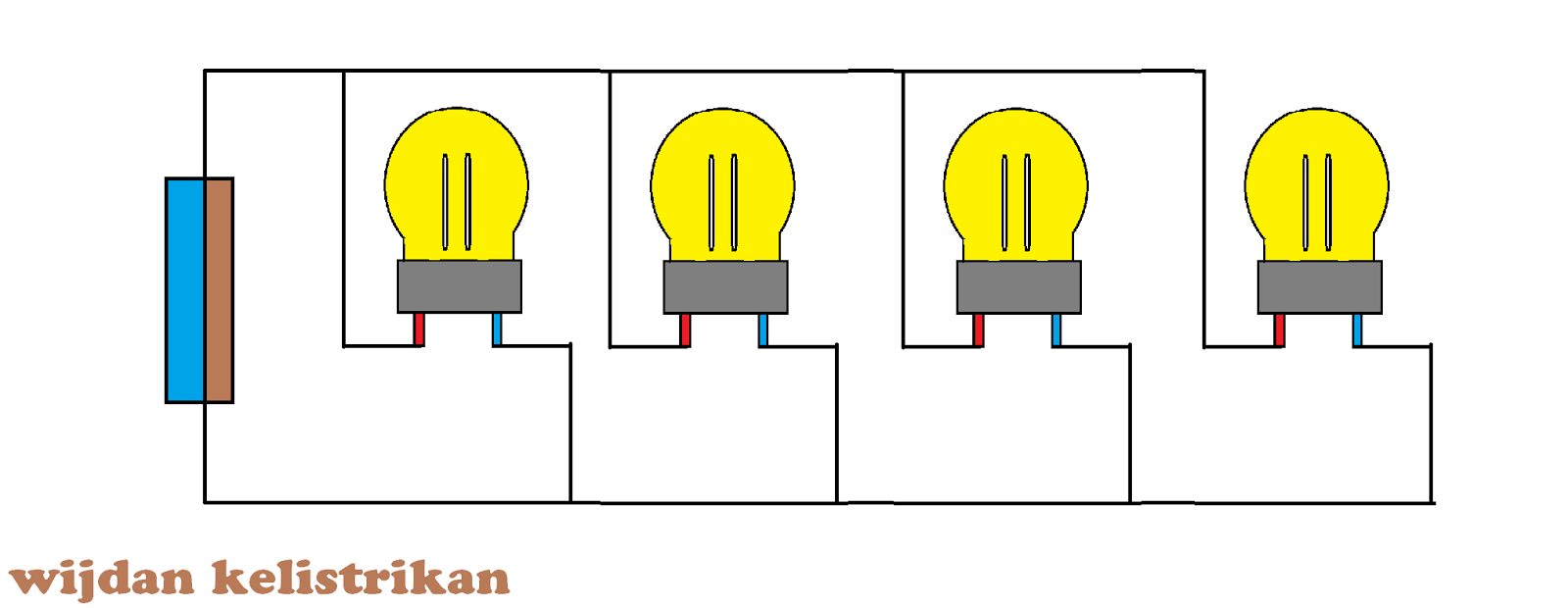 Detail Gambar Rangkaian Lampu Paralel Nomer 38