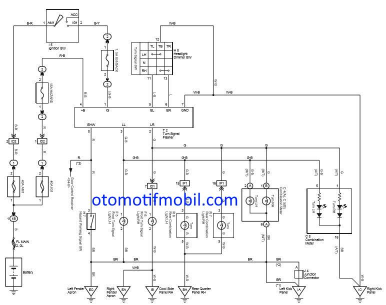 Detail Gambar Rangkaian Lampu Sein Nomer 26