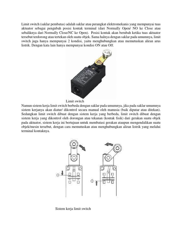 Detail Gambar Rangkaian Limit Switch Nomer 33