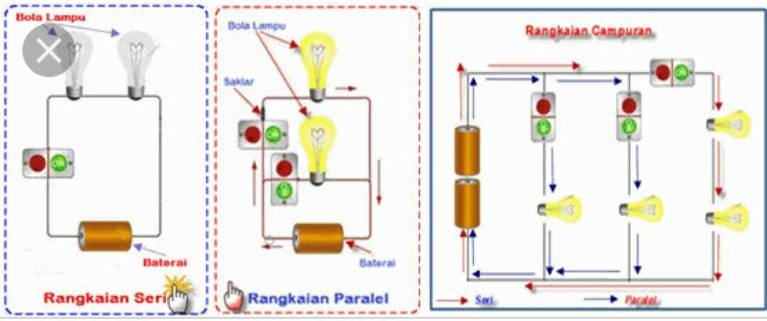 Detail Gambar Rangkaian Listrik Paralel Dan Seri Nomer 49