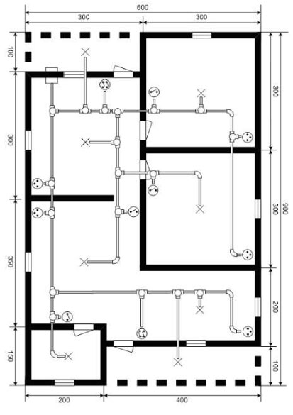 Detail Gambar Rangkaian Listrik Rumah Nomer 4