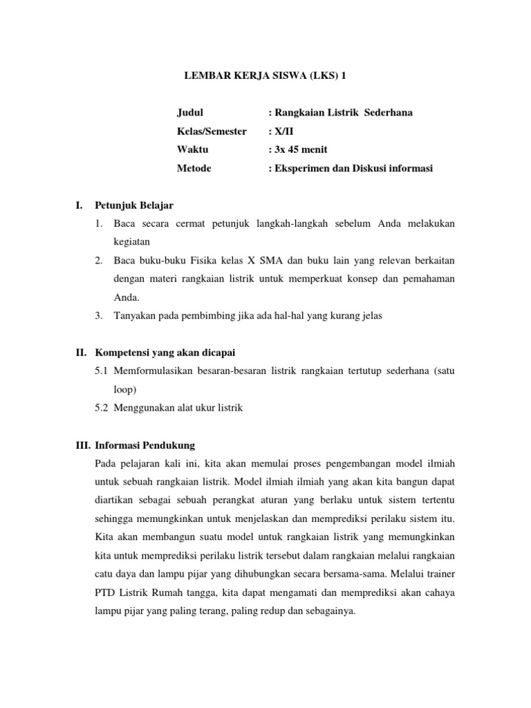 Detail Gambar Rangkaian Listrik Sederhana Nomer 54