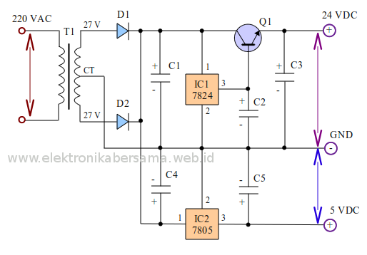 Detail Gambar Rangkaian Power Supply 24 Volt Nomer 3