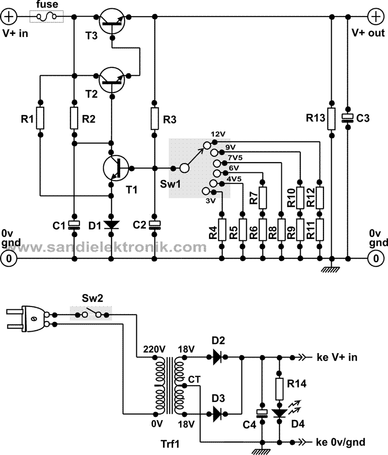 Detail Gambar Rangkaian Power Supply Ac Dc Nomer 36