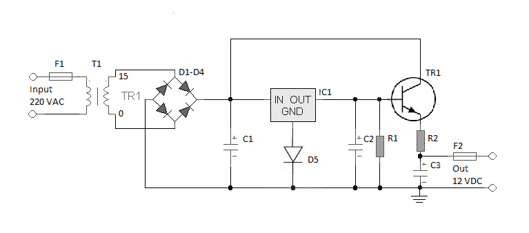 Detail Gambar Rangkaian Power Supply Ac Dc Nomer 43