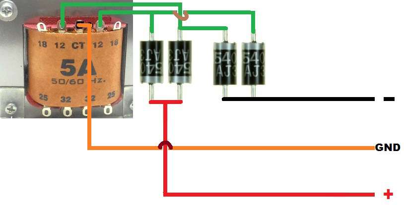 Detail Gambar Rangkaian Power Supply Trafo Ct 12 Volt Nomer 2