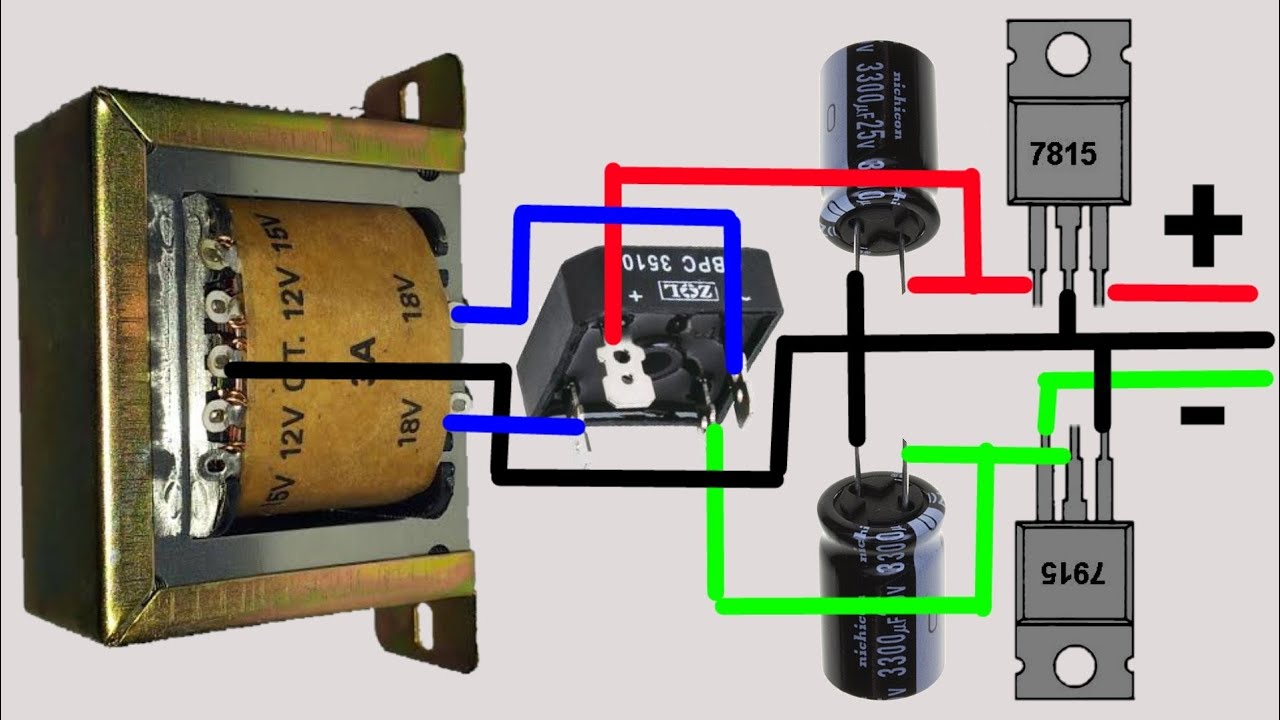 Detail Gambar Rangkaian Power Supply Trafo Ct 12 Volt Nomer 24