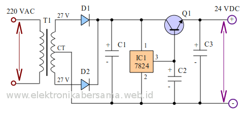 Detail Gambar Rangkaian Power Supply Trafo Ct 12 Volt Nomer 29