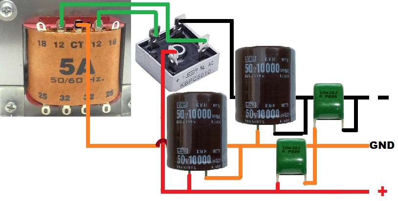 Detail Gambar Rangkaian Power Supply Trafo Ct 12 Volt Nomer 8