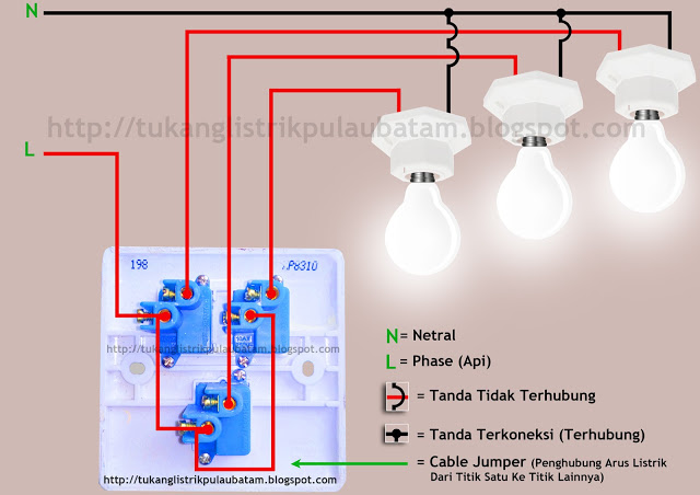 Detail Gambar Rangkaian Saklar 4 Nomer 16