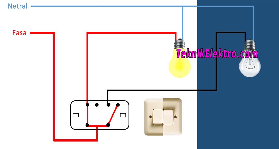 Detail Gambar Rangkaian Saklar Tunggal Nomer 23