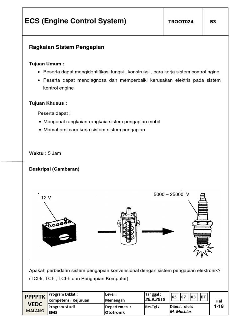 Detail Gambar Rangkaian Sistem Pengapian Nomer 30