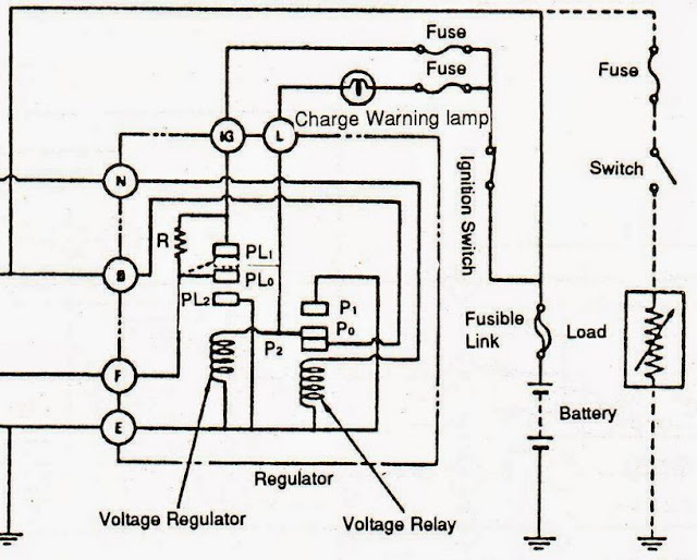 Detail Gambar Rangkaian Sistem Pengisian Nomer 12