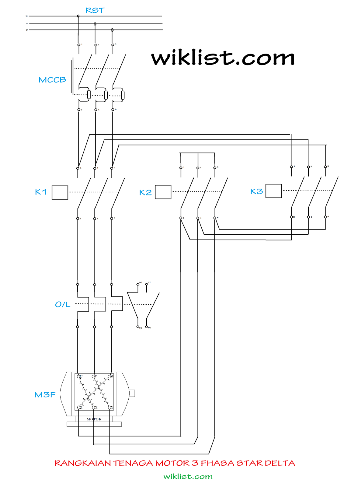 Detail Gambar Rangkaian Star Delta Nomer 16